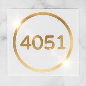 福宙「天圓地方」核心圖騰精緻貼紙，象徵身心平衡與宇宙能量。