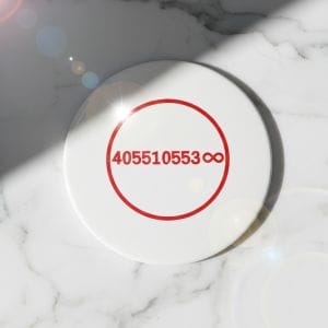 福宙「天圓地方」核心圖騰杯墊，呈現東方美學與身心平衡能量。